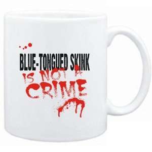  Mug White  Being a  Blue Tongued Skink is not a crime 