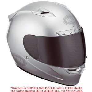  Bell Vortex Grind Metallic Silver Full Face Helmet   Size 