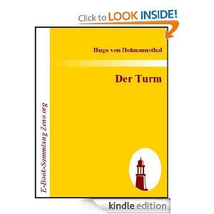 Der Turm  Ein Trauerspiel in fünf Aufzügen (German Edition) Hugo 
