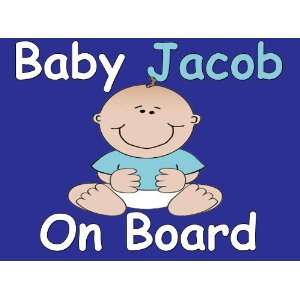  Baby Jacob on Board Car Magnet Baby
