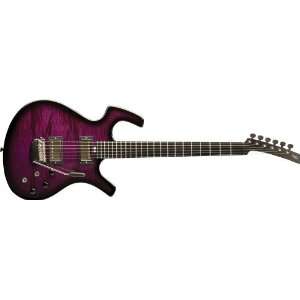  Parker Nitefly Mojo Flame Electric Guitar (Trans Purple 