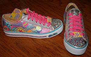 NEW Skechers Twinkle Toes Girls Shoes sizes 2 and 3  