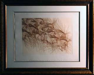   Le Mouvement Gallery Framed Fine Art Etching MAKE OFFER  