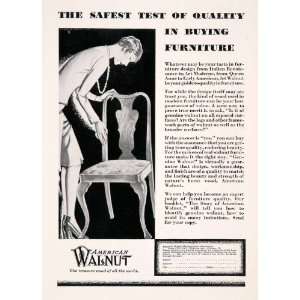 com 1929 Ad American Walnut Wood Furniture Woodwork Carpenter Joseph 