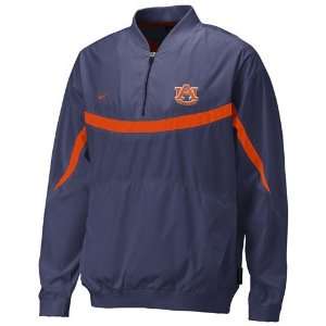   Nike Auburn Tigers Navy Backfield Pullover Jacket