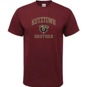  Kutztown Golden Bears Maroon Brother Arch T Shirt Sports 