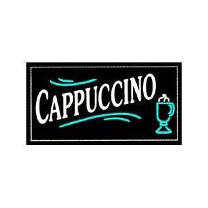  Cappuccino Backlit Sign 15 x 30