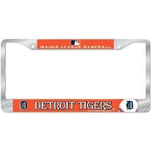  Detroit Tigers License Plate Frame   Chrome Sports 
