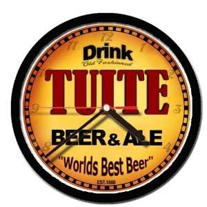  TUITE beer and ale cerveza wall clock 