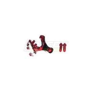   Integy Front Body / Pin Mount, Red 1/16 ERV/ INTT3437R Toys & Games