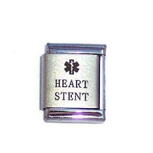  HEART STENT 13MM Laser MEDICAL ITALIAN CHARM Jewelry