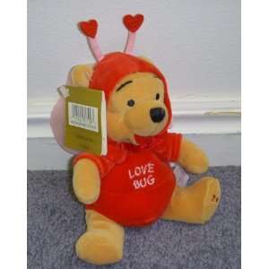   Bug 7 Inch Plush Bean Bag Love Bug Firefly Pooh Bear Doll Toys