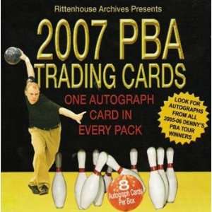  2007 PBA Bowling Trading Cards Box by Rittenhouse   8p4c 