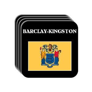  US State Flag   BARCLAY KINGSTON, New Jersey (NJ) Set of 4 