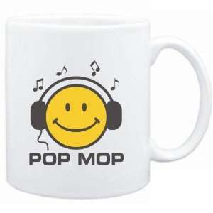  Mug White  Pop Mop   Smiley Music