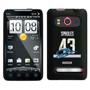  Darren Sproles Signed Jersey on HTC Evo 4G Case  
