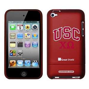  USC Chi Omega letters on iPod Touch 4g Greatshield Case 
