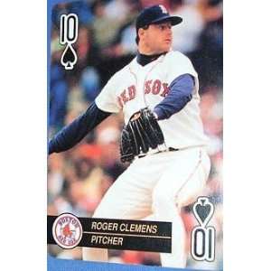   Aces Roger Clemens Playing Card   10 of Spades 