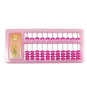   Plastic Beads Pink Frame Japanese Soroban Abacus Tool Toys & Games