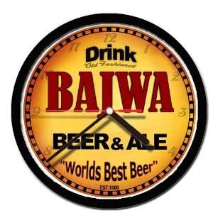  BAJWA beer and ale wall clock 