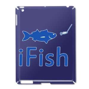  iPad 2 Case Royal Blue of iFish Fishing Fisherman 