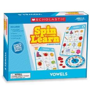    Vowels Spin to Learn A BINGO Game (SC540223)