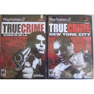   Playstation 2 True Crime Streets of LA and New York 