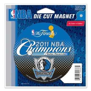  Dallas Mavericks 2011 NBA Champions 4x6 Die Cut Magnet 