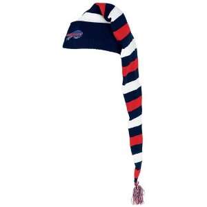   Reebok Buffalo Bills Navy Blue Striped Toboggan Hat