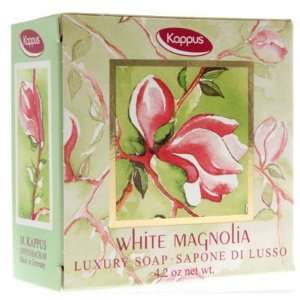  Kappus Soap White Magnolia Soap   4.2 Oz, 3 Pack Beauty