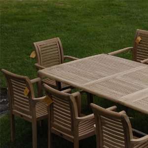   Table & 10 Balina Arm Chairs & Cushions Patio, Lawn & Garden