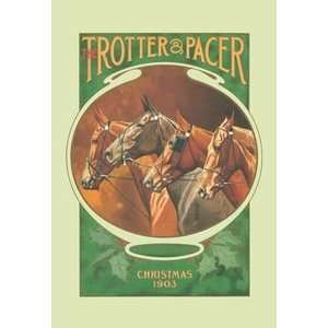  Trotter and Pacer, Christmas 1903   Paper Poster (18.75 x 