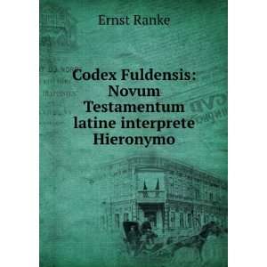    Novum Testamentum latine interprete Hieronymo Ernst Ranke Books
