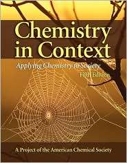 Chemistry in Context Applying Chemistry To Society, (0073101591 