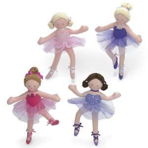   American Bear Fancy Prancy Ballerina Doll Set (4 Dolls) Toys & Games