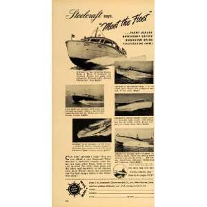  1948 Ad Steelcraft 26 Cruiser Yacht Boat West Haven CT 