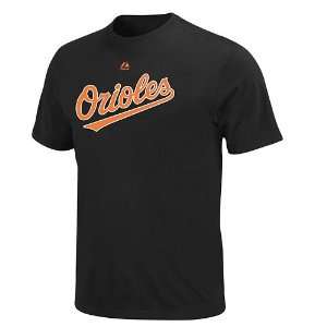  Majestic Baltimore Orioles Official Wordmark Tee   Big and 
