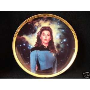   Trek The Next Generation Deanna Troi Collectors Plate 