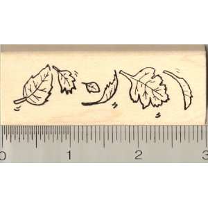  Autumn Leaf Border Rubber Stamp Arts, Crafts & Sewing