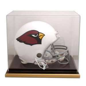  Arizona Cardinals Wood Base Helmet Logo Display Case 