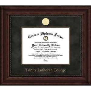  Trinity Lutheran College Eagles   Gold Medallion   Suede 