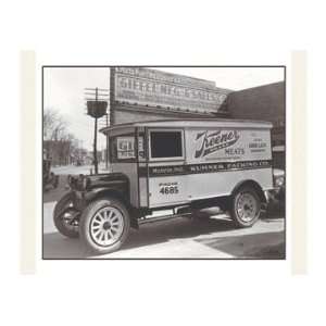  Keener Meat Truck #1 12x18 Giclee on canvas