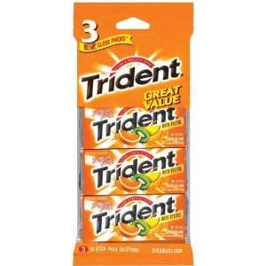 Trident Tropical Twist Sugarless Gum   20 Pack  Grocery 