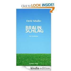Braunschlag (German Edition) David Schalko  Kindle Store
