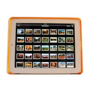  Orange iPearl High Quality TPU Cover Case for iPad 2 