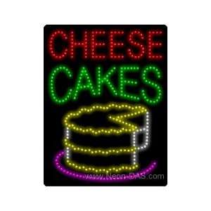  Cheese Cakes Outdoor LED Sign 31 x 24