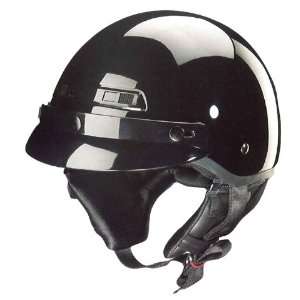  Zox Banos Half Helmet Black   Large Automotive