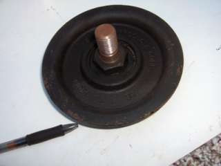 Flanged Beam Trolley Pulley 5 3/4 dia with 3/4 Stud  