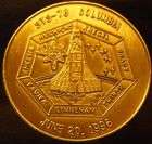 sts 78 space shuttle nasa mission coin 