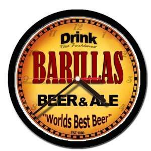  BARILLAS beer and ale cerveza wall clock 